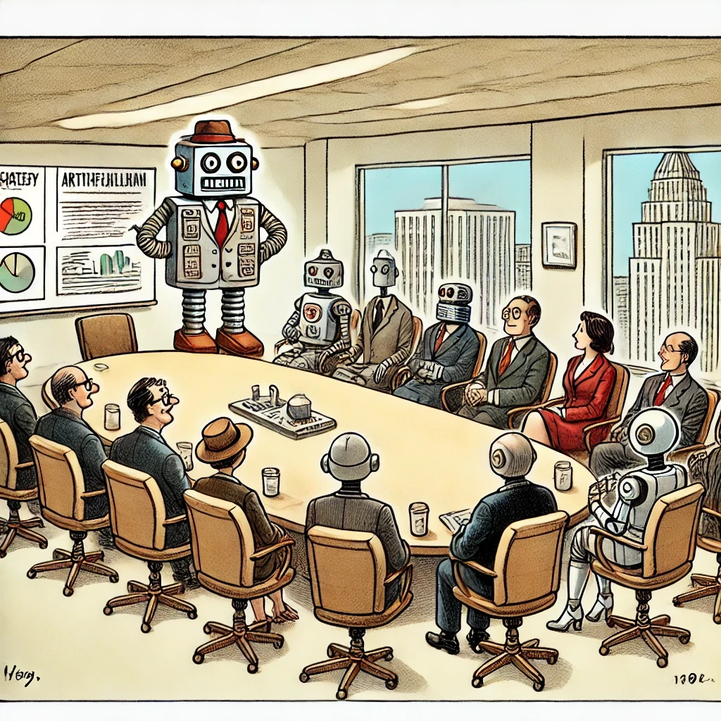 AI Board Directors have a meeting