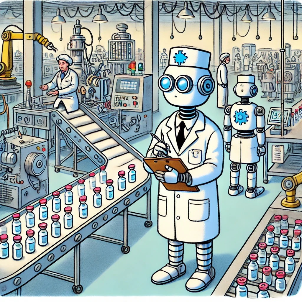 AI manages quality control at a biopharmaceutical manufacturing plant